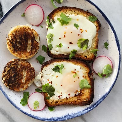 Toast Egg Nest – “Popeye Egg”