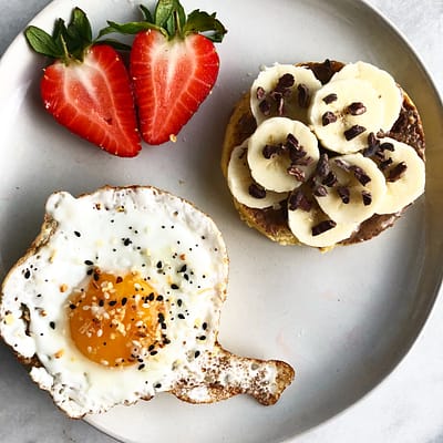 2 Minute Microwave Paleo English Muffin