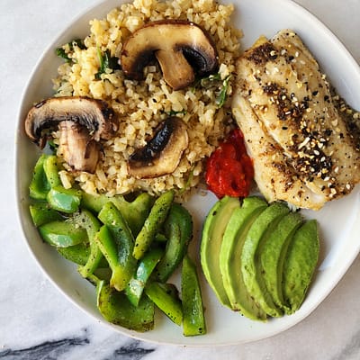 Cilantro Chipotle Lime Cauliflower Rice