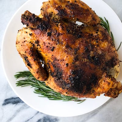 Air-Fried Rotisserie Chicken in Only an Hour