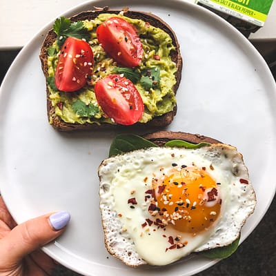 Avocado Mash Breakfast Sandwich
