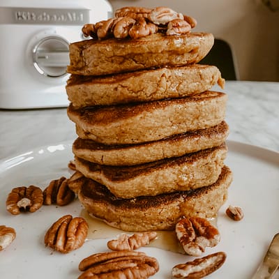Pumpkin Spice Blender Pancakes