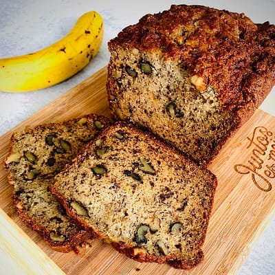 Chunky Walnut Banana Bread