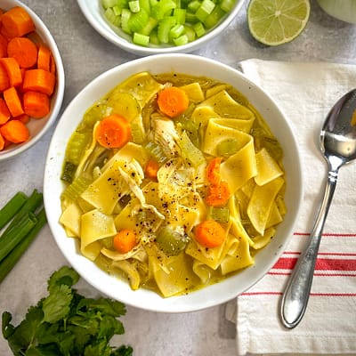 Easy 30-Minute Homemade Chicken Noodle Soup Recipe