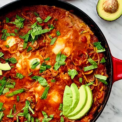 Zucchini Noodle Shakshuka