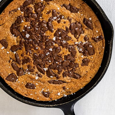 Chocolate Chip Cookie Skillet (DF,GF)