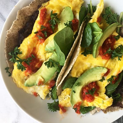 Harissa Breakfast Tacos